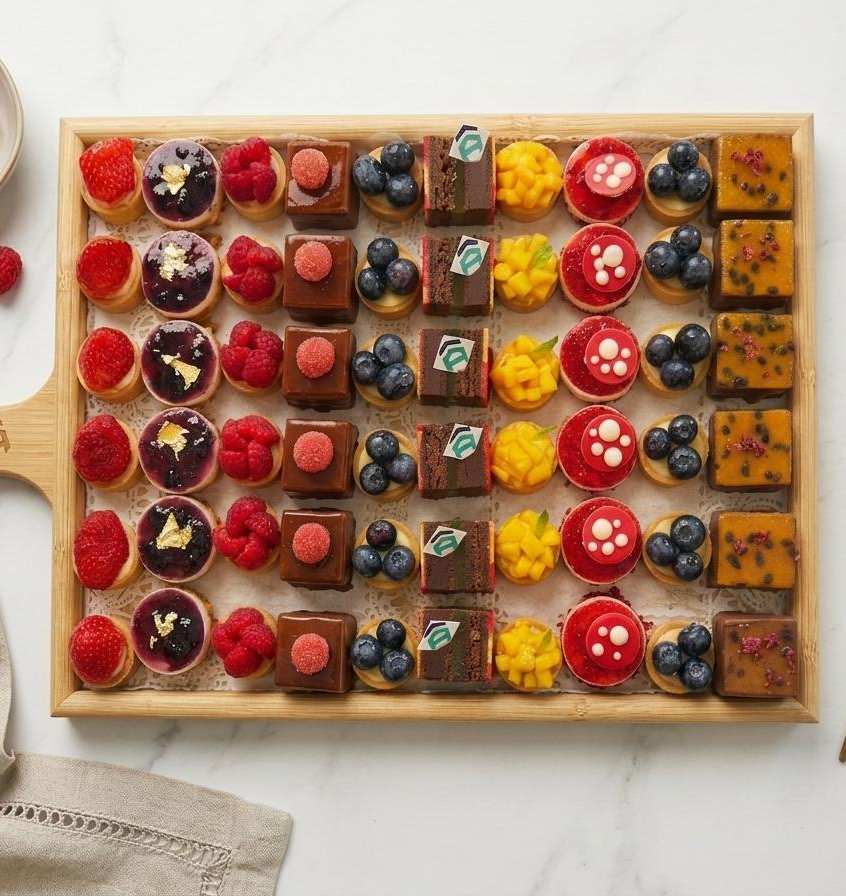 ALAMAD individual dessert selection
